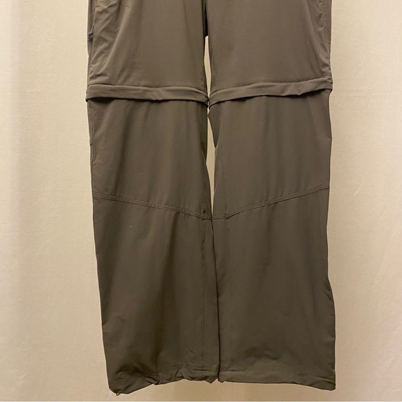 Columbia Sz 16 Convertible Zip Pants Olive Green Stretch Mid Rise Hiking Fishing - Picture 5 of 15